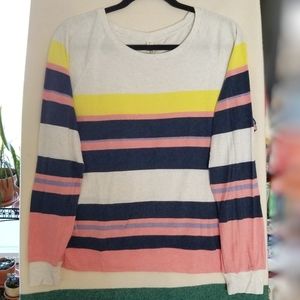 Aritzia TNA Long Sleeved Striped Shirt